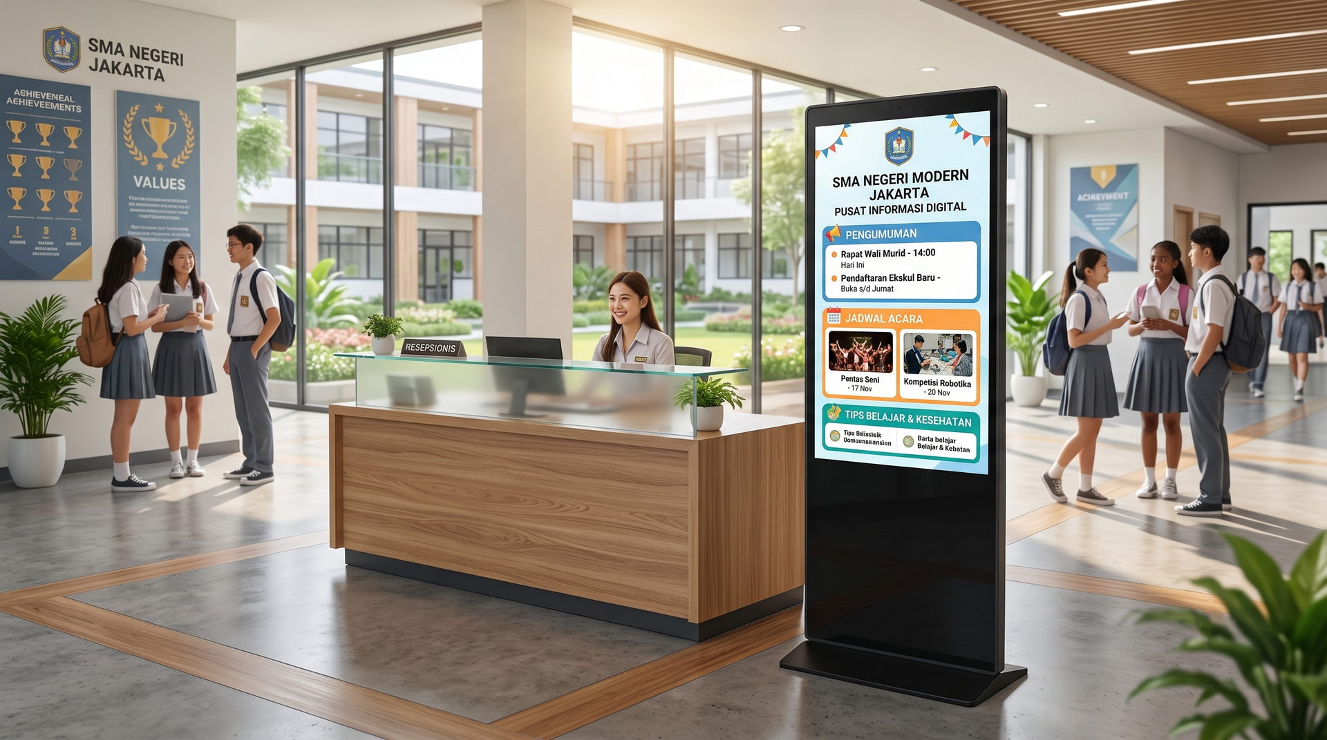 digital signage - floor stand