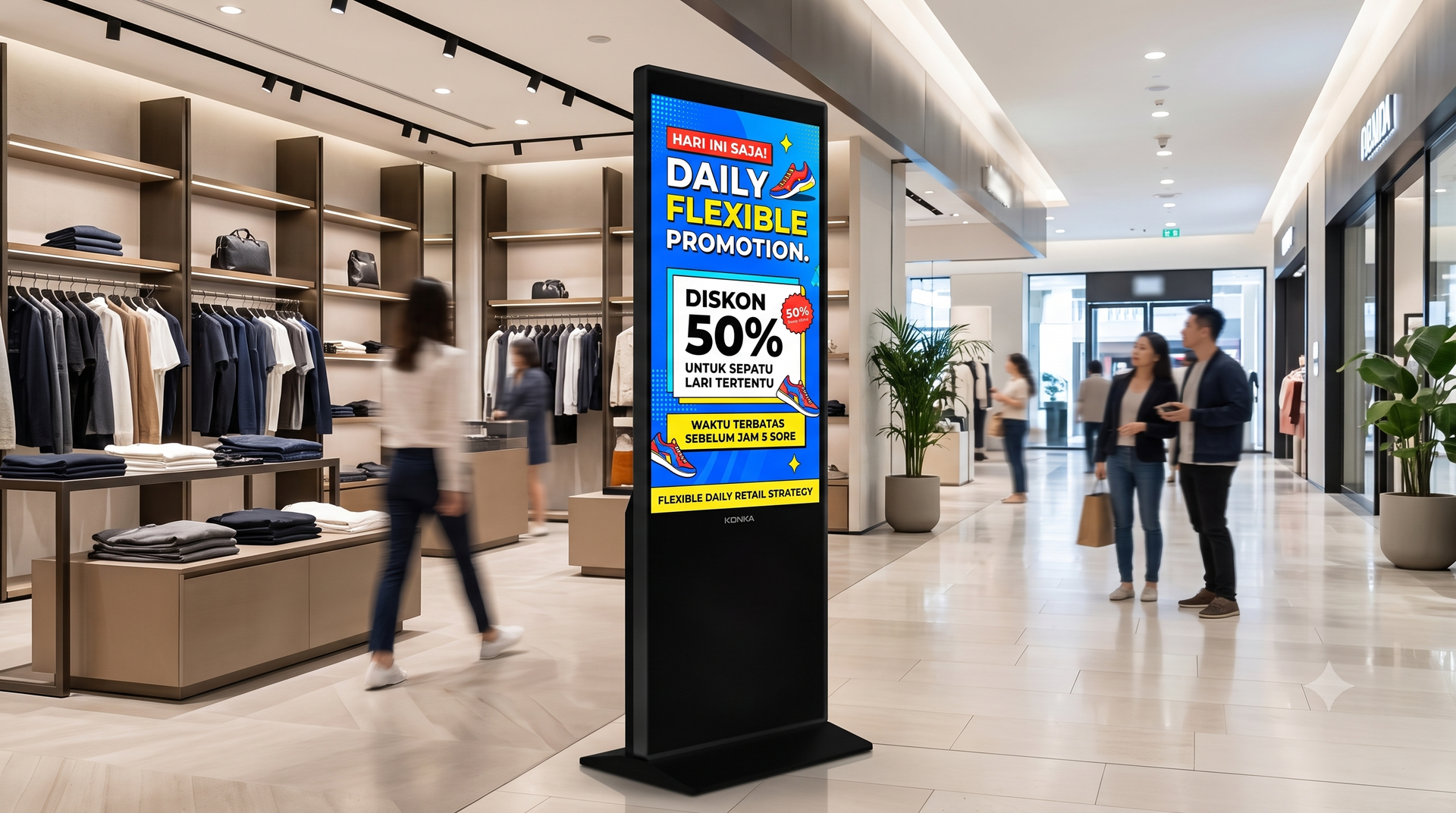 digital signage - floor stand